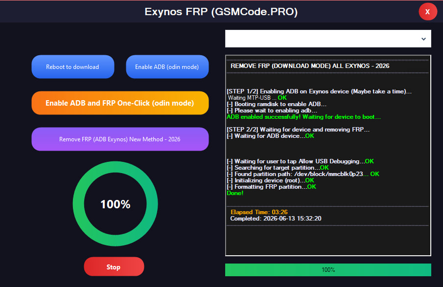 Exynos FRP - Odin Mode 2026 Full VS Project